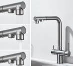 Gouden Keukenkraan met Filter, Uittrekbare Uitloop 2in1, Verzenden, Nieuw