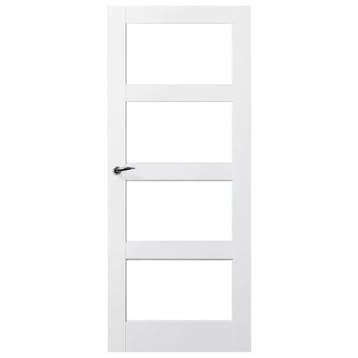Skantrea binnendeur SKS 235 83x231,5 (Wit, Stomp), 80 tot 100 cm, 215 cm of meer, Binnendeur, Nieuw