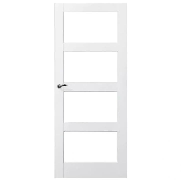 Skantrea binnendeur SKS 235 83x231,5 (Wit, Stomp), Doe-het-zelf en Verbouw, Deuren en Horren, Nieuw, Glas, Binnendeur, 215 cm of meer