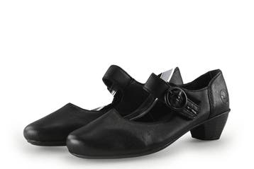 Rieker Pumps in maat 38 Zwart, Pumps, Verzenden, Zwart, Zo goed als nieuw