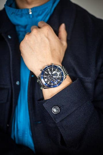 Casio Herenhorloge 51 mm Edifice EFV-620D-2AVUEF - Zilverkle, Verzenden, Nieuw