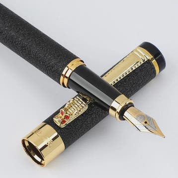 Luxe Metalen Vulpen met Iridium Punt (0.5mm) - Stijlvol Schr, Verzenden, Nieuw in verpakking