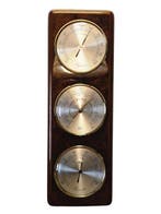 Weerstation - Hout, Messing - Barigo weerstation