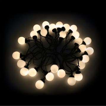 LED kerstverlichting - Warm witte bolletjes - 30 stuks - 9, Ophalen of Verzenden, Nieuw