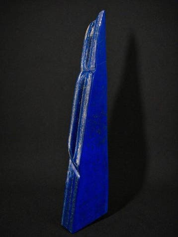 Premium Lapis Lazuli vrijvormig object – Deep Blue
