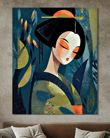 Michael Mey - Vivid Geisha II - XL, Antiek en Kunst