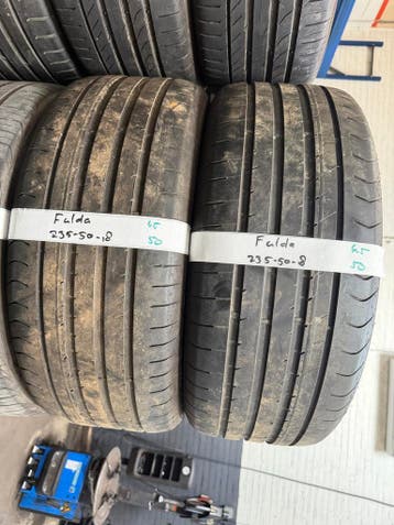 235-50-18 Fulda Zomerbanden 4.5mm Incl Montage 235 50 18, Ophalen, 18 inch, Gebruikt, 235 mm