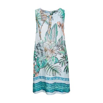 Princess goes Hollywood • linnen jurk palm • 36, Kleding | Dames, Jurken, Princess goes Hollywood, Nieuw, Maat 36 (S), Verzenden