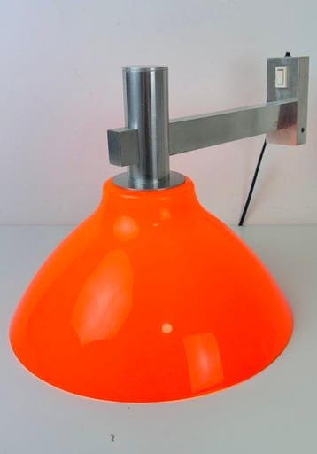 Wandlamp - Art deco Space age designlamp uit 1970 -, Antiek en Kunst