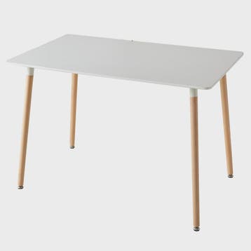 Moderne Rechthoekige Eettafel 110cm - Scandinavisch Design v, Huis en Inrichting, Verzenden, Nieuw