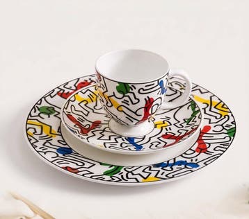Villeroy & Boch - Keith Haring - Schotel (3) - Spirit of Art, Antiek en Kunst