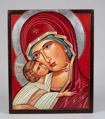 M. Palumbo - Icona Sacra - Madre del dolce bacio - 40 x 55
