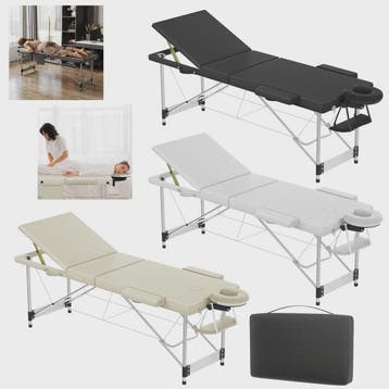 Draagbare Massage Tafel Aluminium - Inklapbaar, Verstelbaar, Verzenden, Nieuw