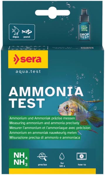 Sera Ammonium/Ammoniak test - NH4/NH3 (Water Testen), Verzenden, Nieuw, Overige typen