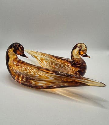 Murano - Gino Cenedese - Beeld, Gino Cenedese eenden - 29 cm, Antiek en Kunst