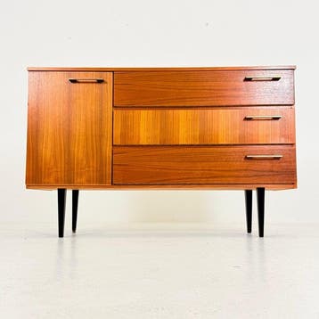 Dressoir - Teak - Vintage Mid-Century dressoir