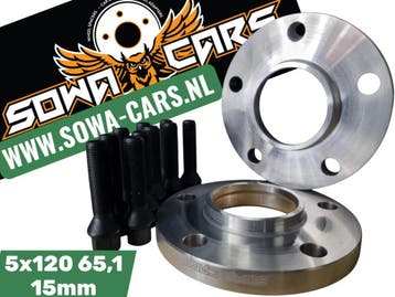 Spoorverbreders Spacers 5x120 65,1 VW T3 T4 T5 T6 T6i 15mm, Verzenden