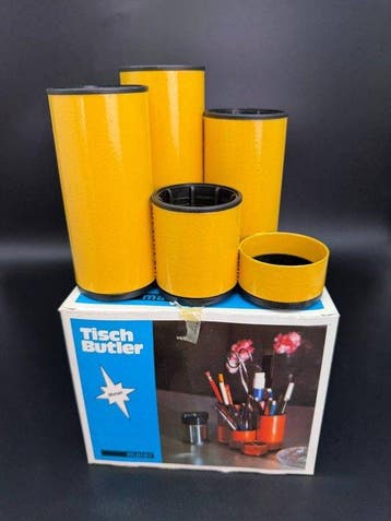 Bureauset - Vintage H.C.M. “Tisch Butler” 5-Piece Desk Set -, Antiek en Kunst