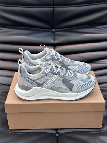 Burberry Sean Sneakers | Grey, Overige kleuren, Nieuw, Ophalen of Verzenden, Sneakers of Gympen