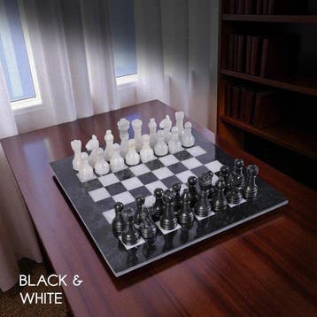 Bordspel - Limited Edition Handmade Himalayan Marble Chess