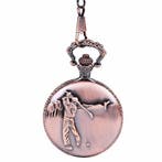 Fako - Zakhorloge - XXL - Golf - Ø 47mm - Antiek Roodbruin, Verzenden, Nieuw