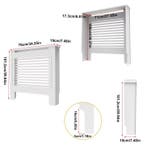 Witte Radiatorombouw – MDF Kast met Horizontale Lamellen, Verzenden, Nieuw