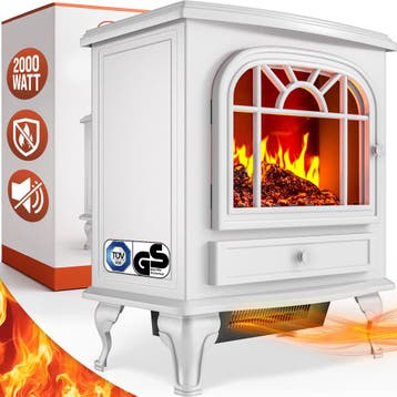 Elektrische Kachel Wit 2000W met Verwarming 60x28x50cm, Verzenden, Nieuw
