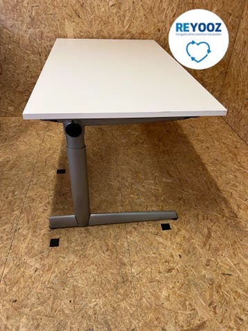 Ahrend 500 bureau - 160x80cm - elektrisch - zilvergrijs...., Nieuw in verpakking