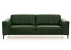 Bankstel Aspen - rechte banken - Groen, Nieuw, Leer