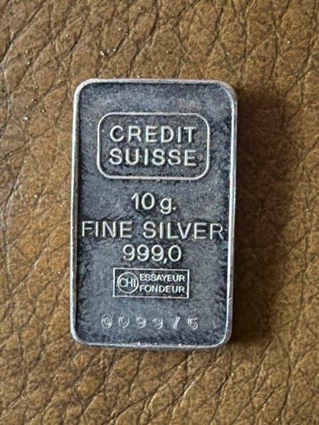 Wereld. silver bar Silberbarren 10g (.999) (Zonder