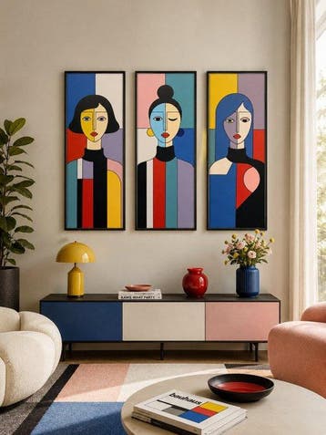 Marcel Mendez - Fragmented Face #96 #97 #98-XL- ( No reserve