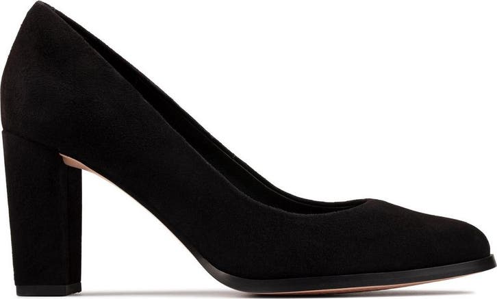 Clarks Kaylin Cara 2 - maat 36 - Pumps - Black Sde, Kleding | Dames, Schoenen, Verzenden