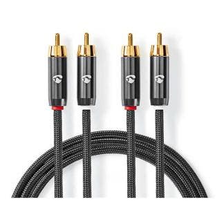 Tulp kabel | M  M | Nedis | 2 meter, Audio, Tv en Foto, Audiokabels en Televisiekabels, Nieuw, Verzenden