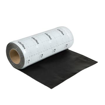 Ubiflex Finio Loodvervanger 400mm x 10m zwart, Ophalen of Verzenden, Nieuw