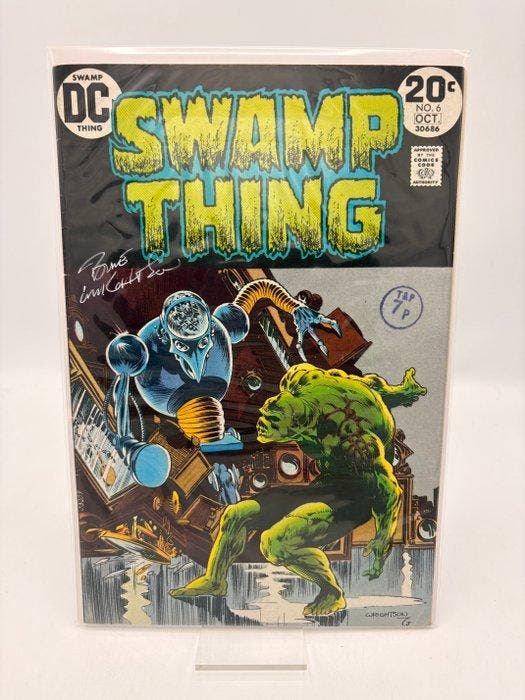 Swamp Thing #6 - Signed by Bernie Wrightson - 1 Signed comic, Boeken, Strips | Comics
