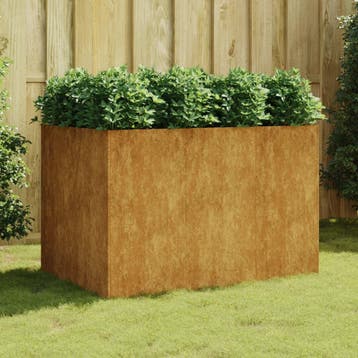 vidaXL Plantenbak verhoogd 120x80x80 cm cortenstaal, Verzenden, Nieuw, Metaal, 60 tot 100 cm