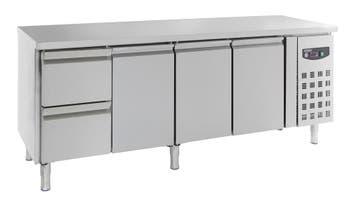 Combisteel Koelwerkbank | 553L | 3 Deuren + 2 Laden | +2°C/+, Ophalen of Verzenden, Nieuw