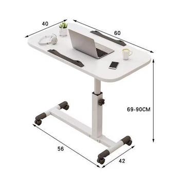 Verstelbare Bovenbedtafel op Wielen met Kantelbaar Blad, Verzenden, Nieuw