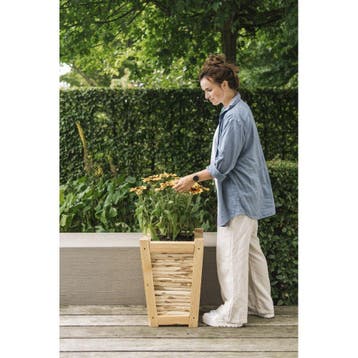 Royal Well Kai bloembak/plantenbak 60x40x40 cm - hout, Verzenden, Nieuw