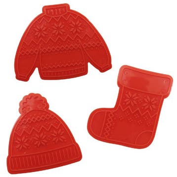 PME Uitsteker & Stempel Gezellige Kerst Set/3, Verzenden, Nieuw
