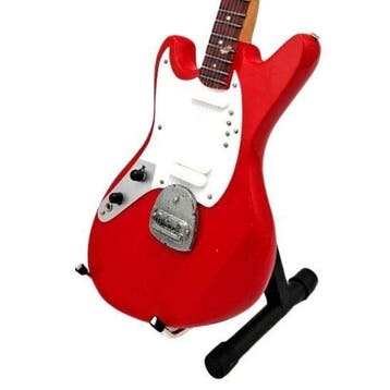 Miniatuur replica Fender Jaguar gitaar - Kurt Cobain Nirvana, Ophalen of Verzenden, Nieuw, Pop, Beeldje of Miniatuur