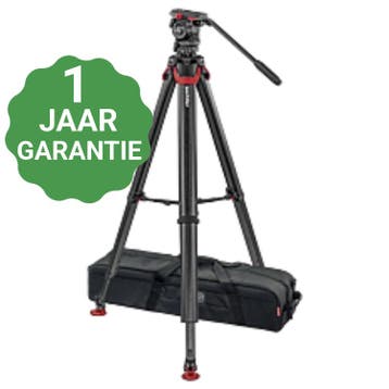 Sachtler System Aktiv6 Flowtech 75 MS statief, Audio, Tv en Foto, Verzenden, Gebruikt