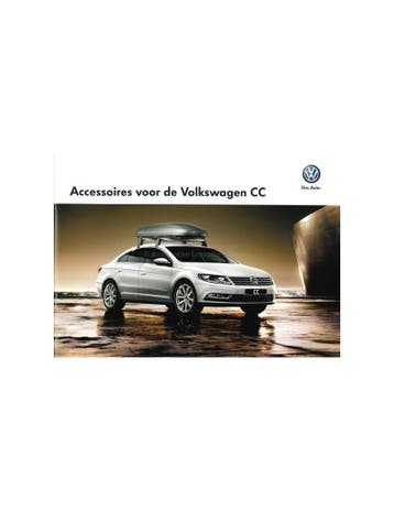 2014 VOLKSWAGEN CC ACCESSOIRES BROCHURE NEDERLANDS, Nieuw, Honda, Author