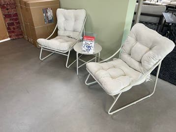 Outlet  Tuinmeubelen  verkoop Balkbrug  afhaalprijzen, Ophalen, 4 zitplaatsen, Tuinset, Stoel