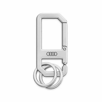 Audi sleutelhanger karabijnhaak (zilver), Ophalen of Verzenden, Nieuw