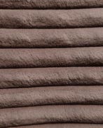 Rib Fluweel Taupe, Nieuw, Grijs