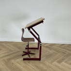 complete set 10x schooltekentafel en 10x stoel , beuken -, Huis en Inrichting, Stoelen, Ophalen of Verzenden, Gebruikt, Bruin