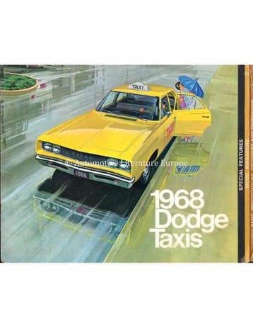 1968 DODGE TAXIS BROCHURE ENGELS (USA), Nieuw, Author