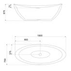 SALE - SALE - Manu 180 - Mat wit - Vrijstaand bad  -, Ophalen of Verzenden, Nieuw