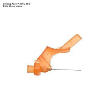 Terumo Agani Veiligheidsnaald 25G 0,5 x 38 mm Oranje | 100, Verzenden, Nieuw